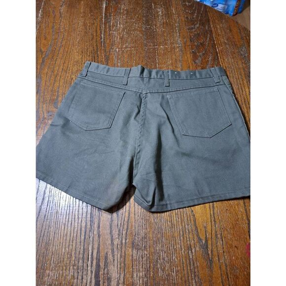New Waist 38 Dark Olive Army Green Faded Glory Shorts Denim Jean w Pockets NWOT - Picture 2 of 2